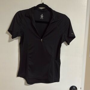 Kerrits Small Black Cool Gear Quarter Zip Riding Top